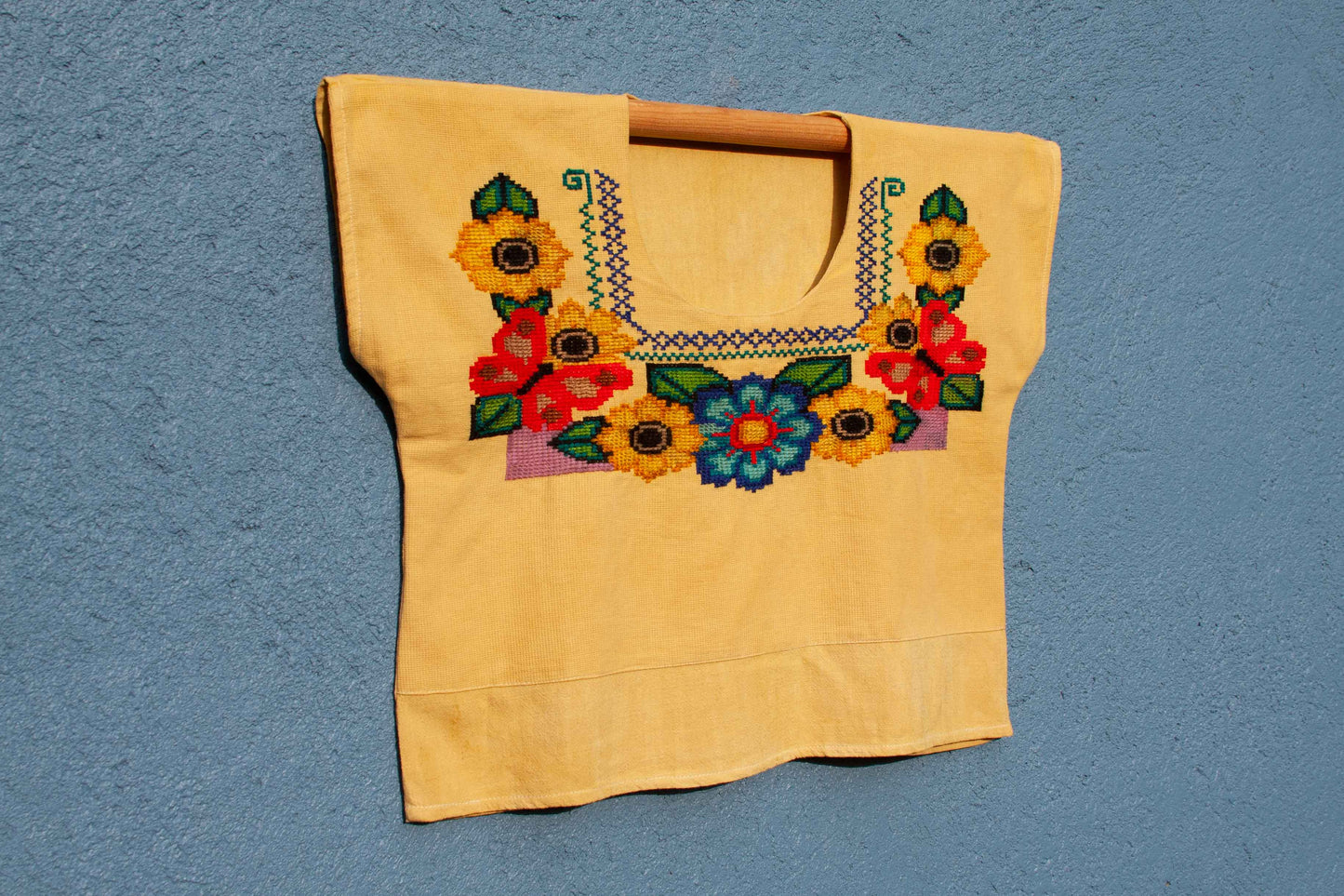 Blusa Amarilla Flores