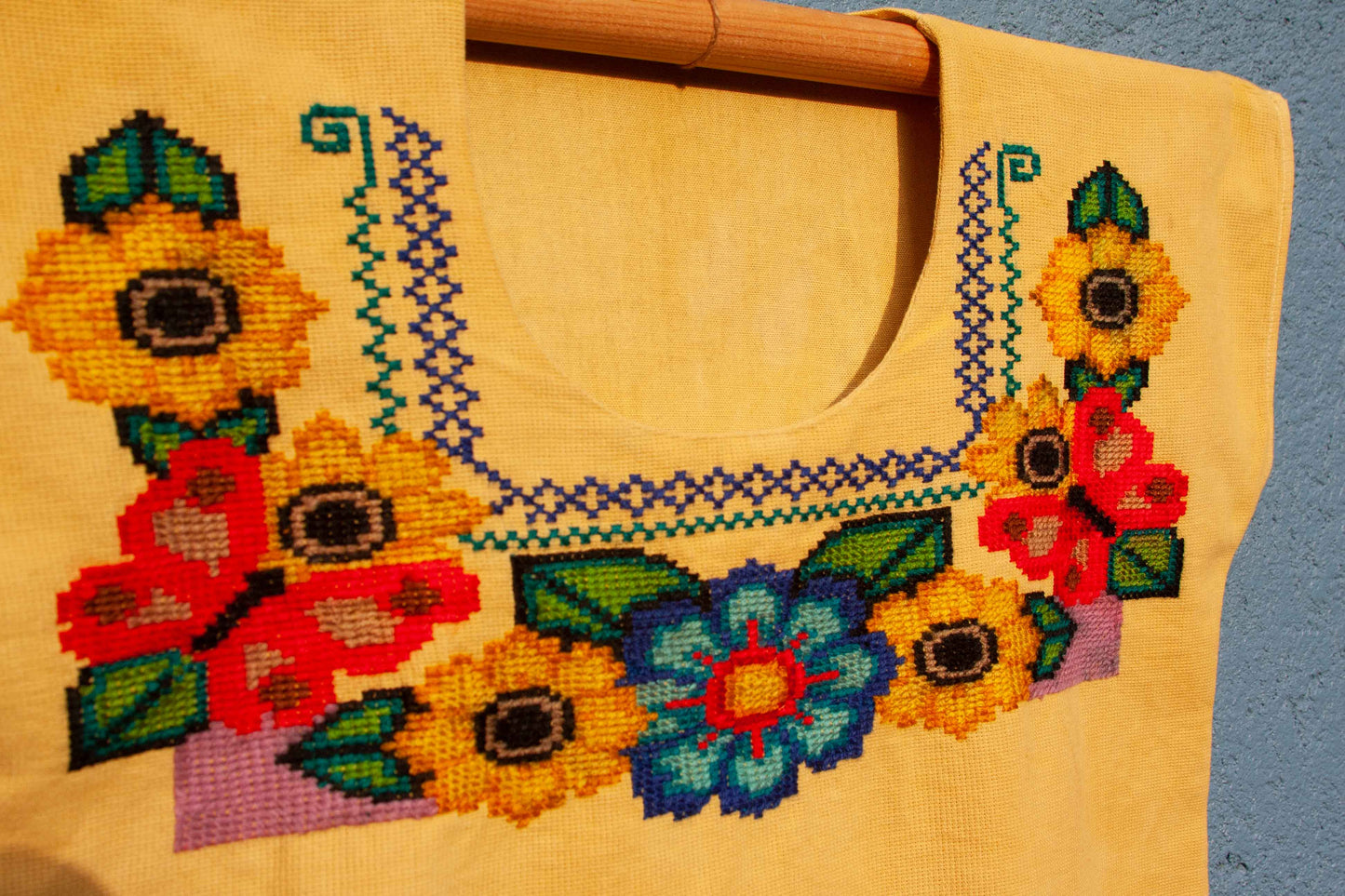 Blusa Amarilla Flores