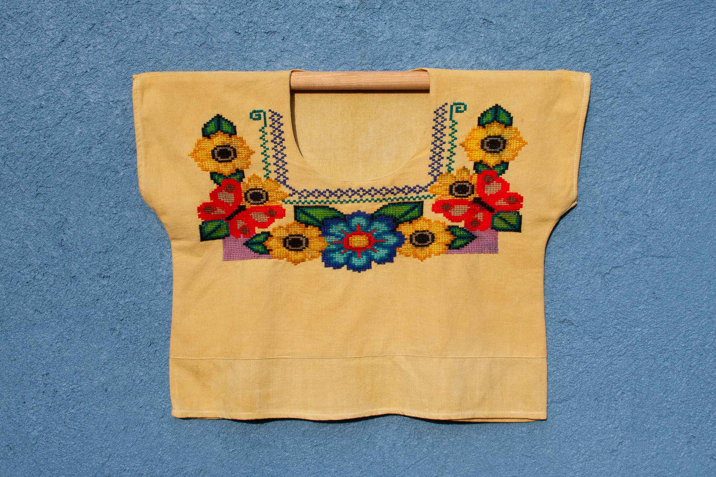 Blusa Amarilla Flores